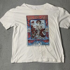 NEW GRATEFUL DEAD Remake Alton Kelley Stanley Mouse Skull and Roses Tour Med '22